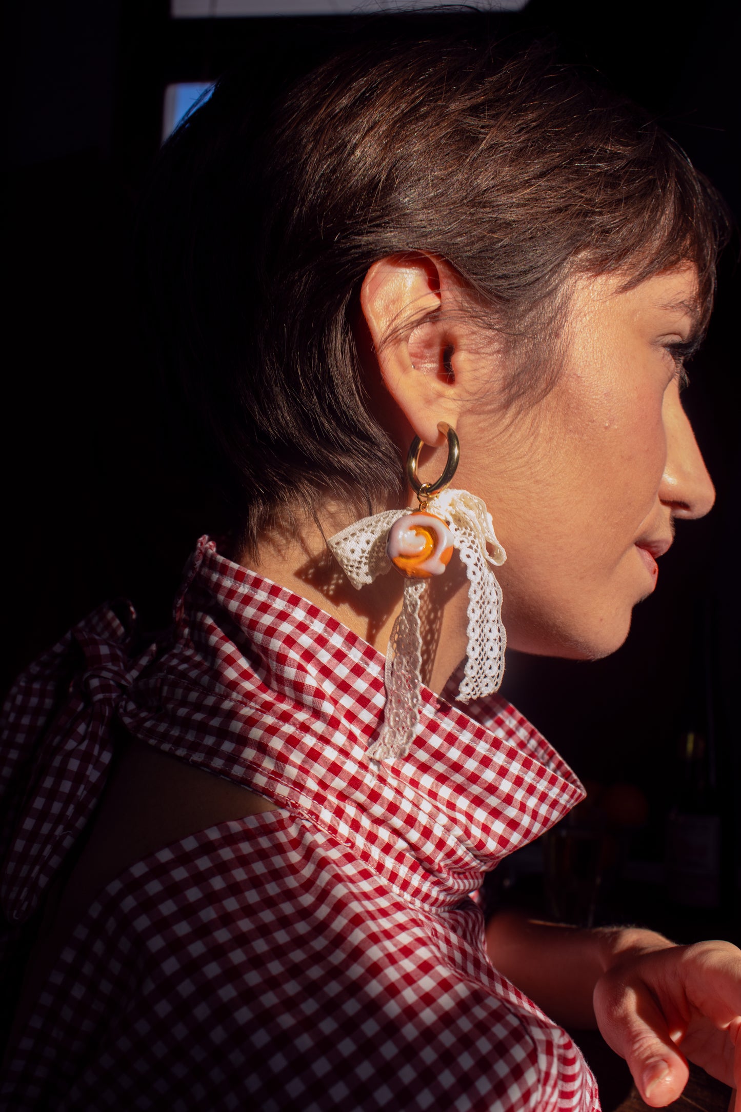 Boucles d'oreilles cinnamon roll