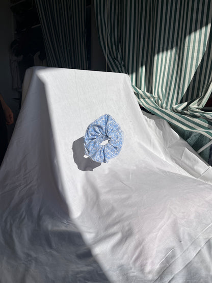 Chouchou - Bleu à fleurs