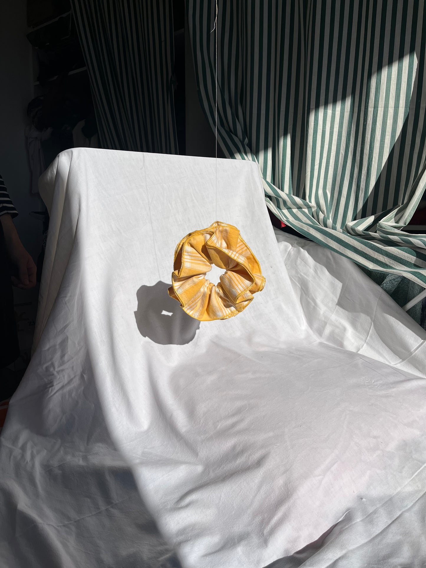 Chouchou - Tartan jaune