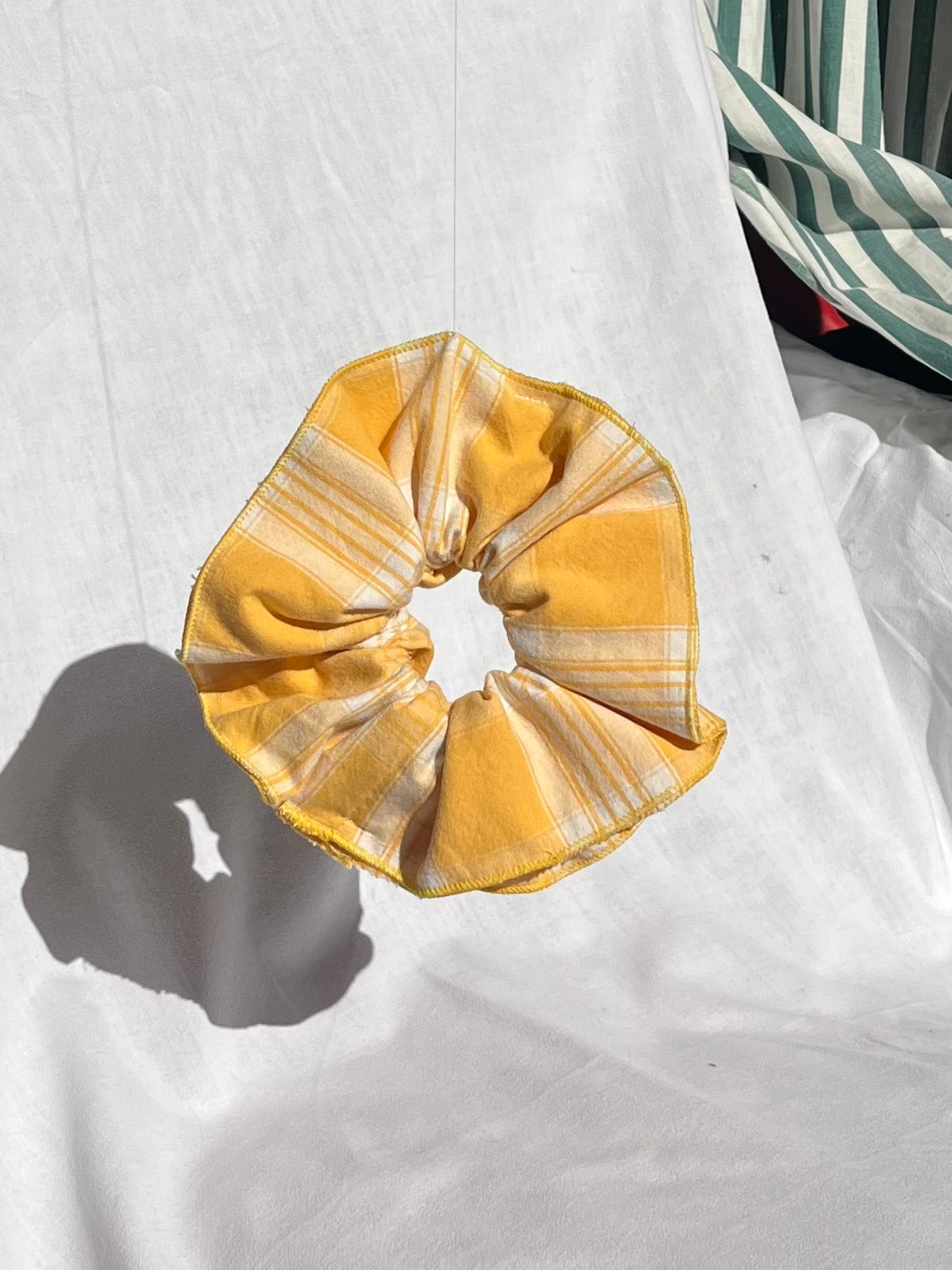 Chouchou - Tartan jaune